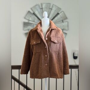 Cotton Emporium Tan Teddy Jacket